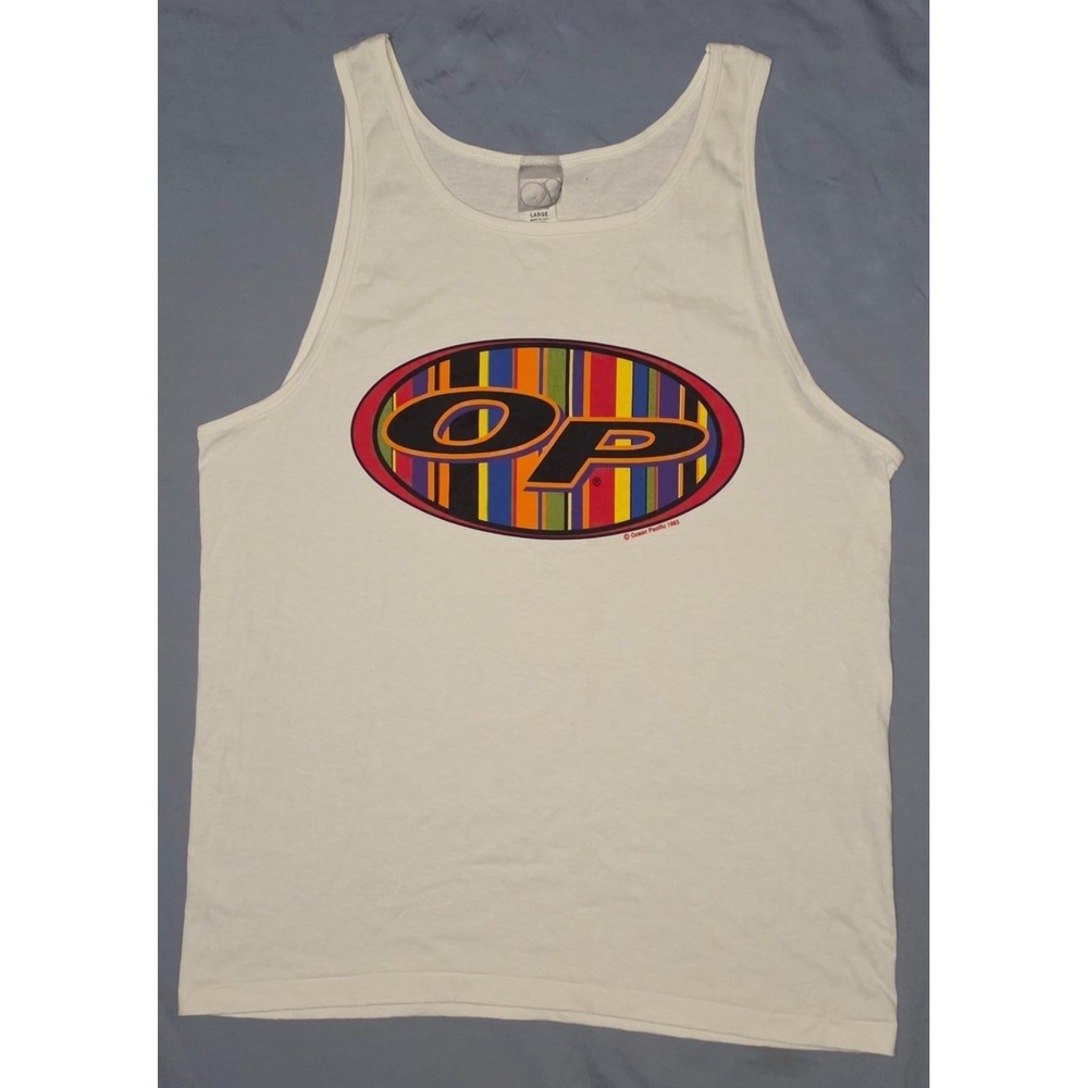 Vintage 1993 Ocean Pacific OP Surf‎ Tank Top Mens Large Made in USA